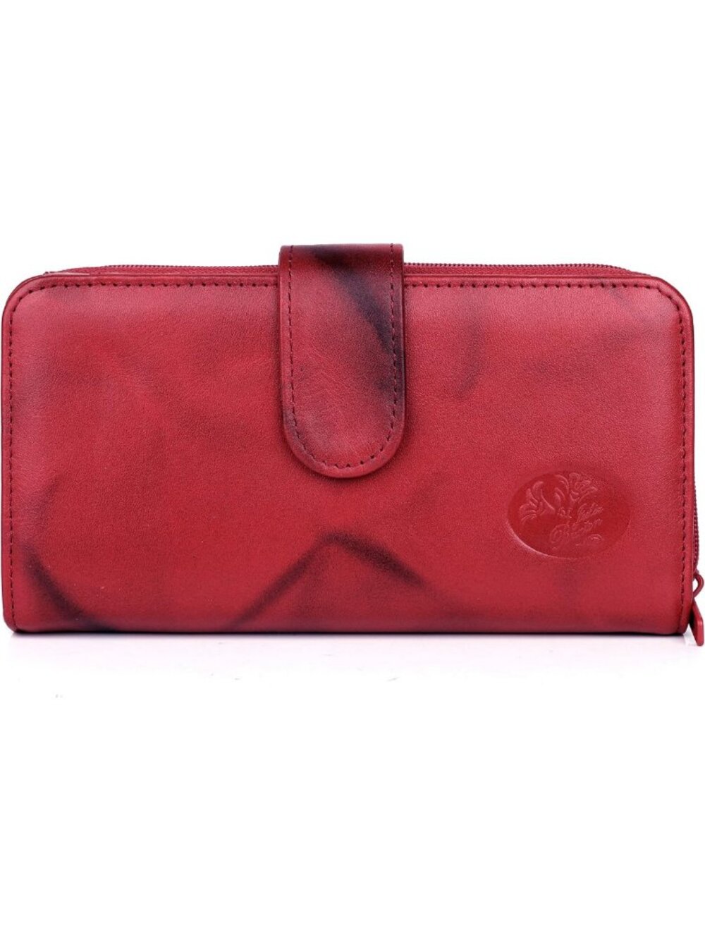 Chic Red Checkbook Wallet | Stylish & Functional Organizer for Essentials